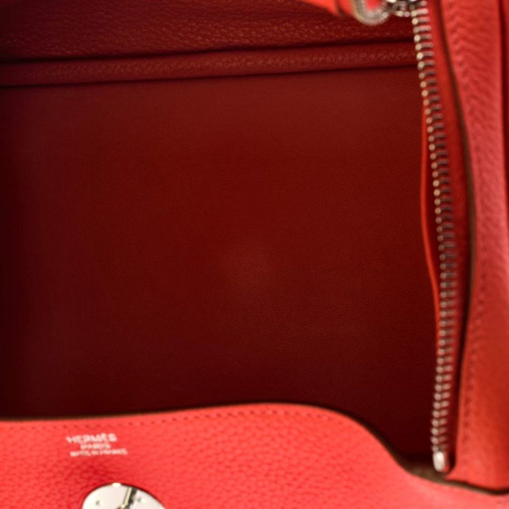 Hermes Lindy Bag Clemence 30 Pink - Picture 5 of 9
